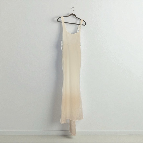 Lulus Romantic Glow White Backless Pearl Bow Maxi Dress XS - Picture 2 of 11